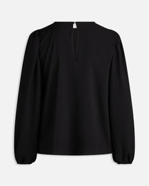 Vella Long Sleeve Blouse - Μαύρο