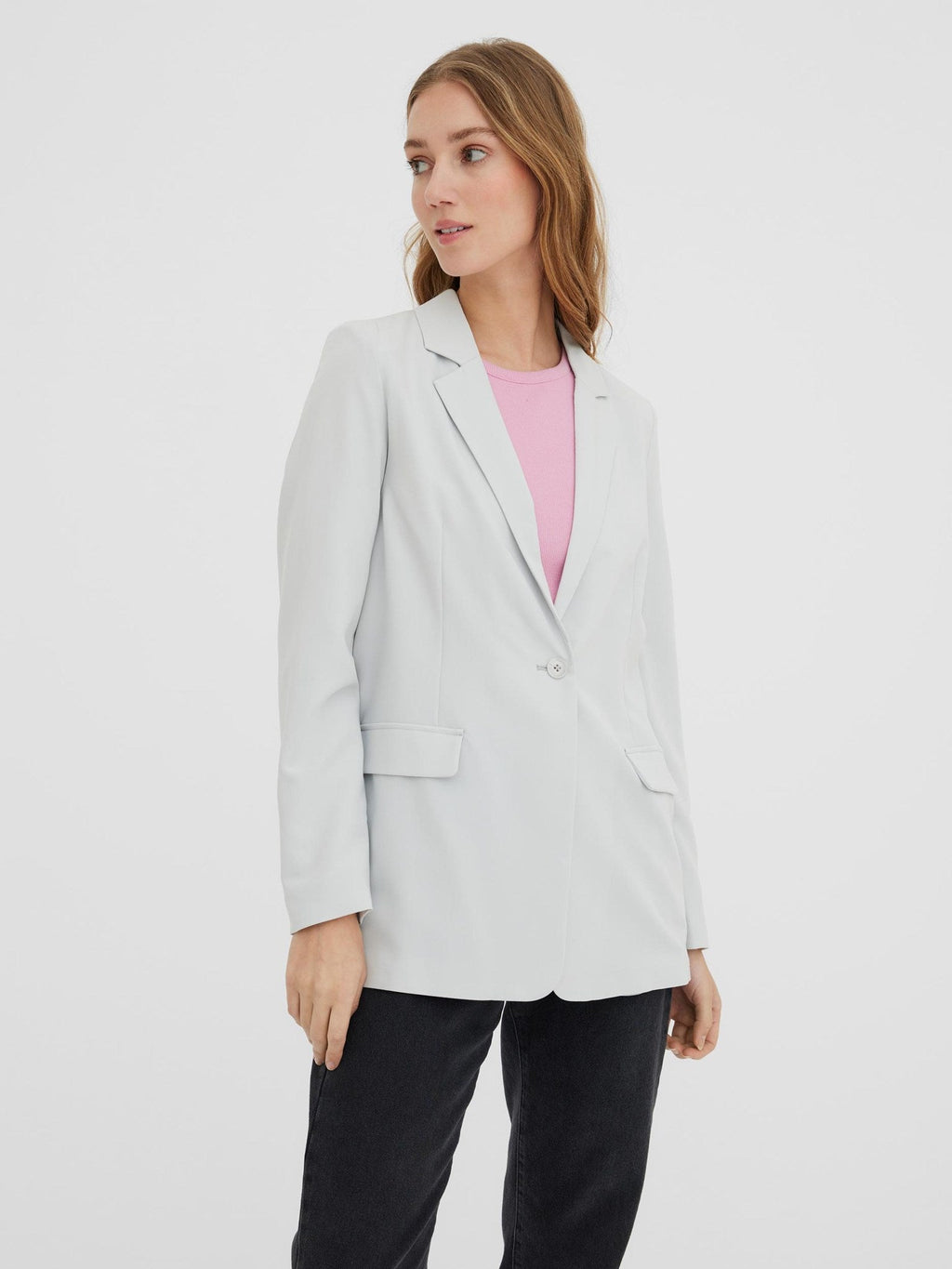 Zelda Blazer - Glacier Gray