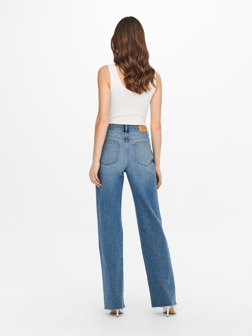 Zikka Color Block Pants - Medium Blue Denim