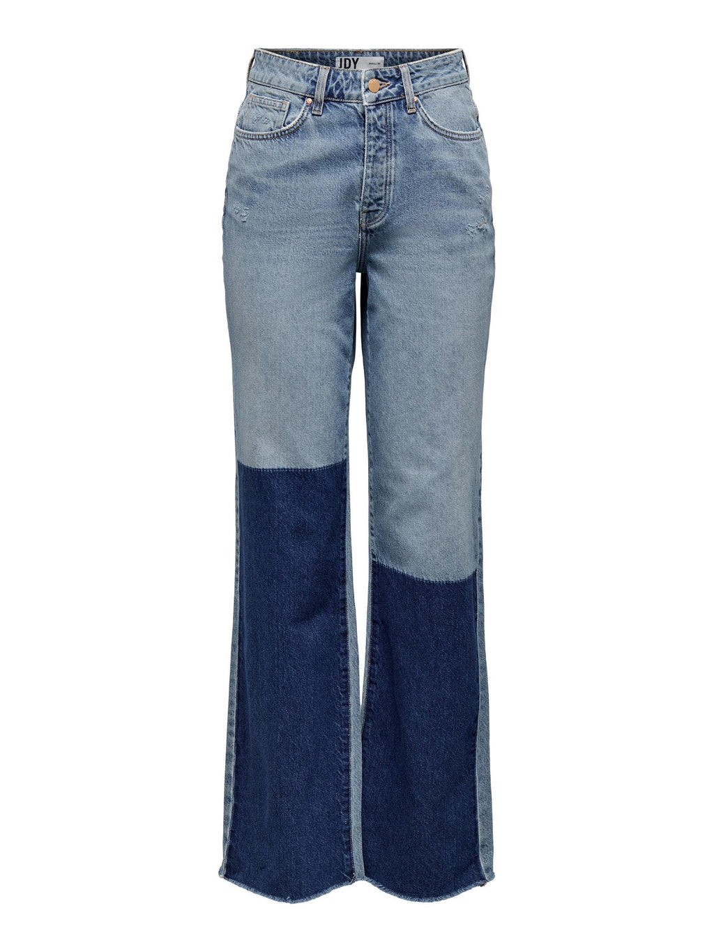 Zikka Color Block Pants - Μεσαίο μπλε denim