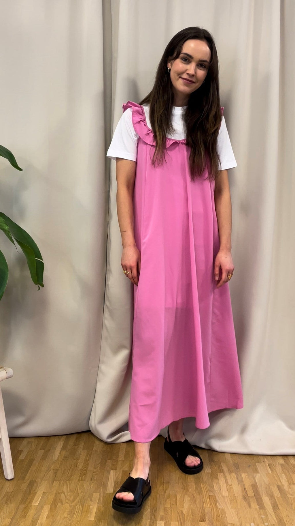 Zora Midi Dress - Pink